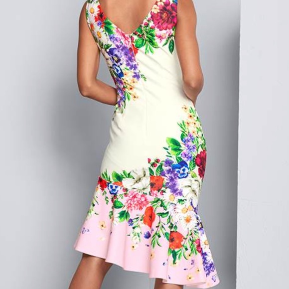 Ruffle Trim Detail Dress - Picture 3 of 5